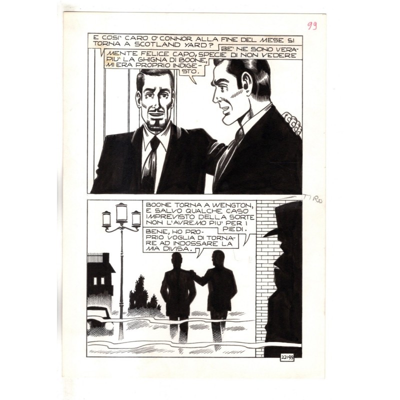 KRIMINAL - 221/99 - Magnus - Tavola Originale  - 1964  / 1974