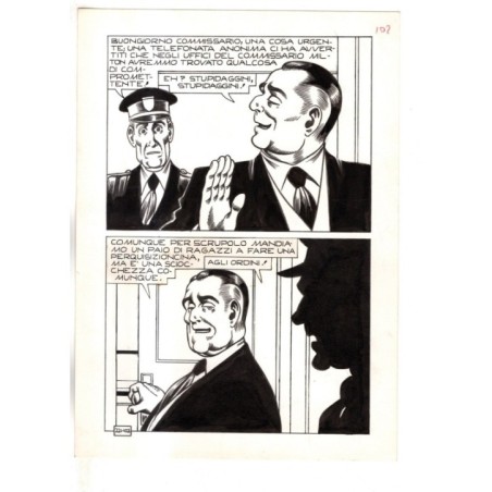 KRIMINAL - 221/102 - Magnus - Tavola Originale  - 1964  / 1974