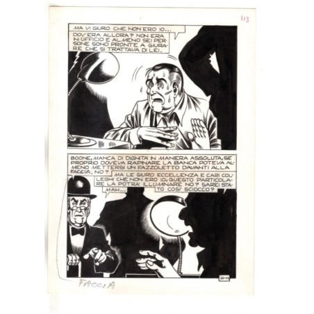 KRIMINAL - 221/113 - Magnus - Tavola Originale  - 1964  / 1974