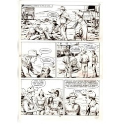 Tex - Fantasmi nel deserto - p.10 - Erio Nicolo' - Tavola Originale  - 1975