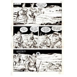 Tex - Fantasmi nel deserto - p.12 - Erio Nicolo' - Tavola Originale  - 1975