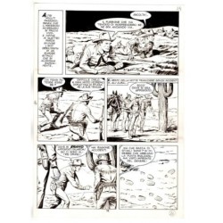 Tex - Fantasmi nel deserto - p.16 - Erio Nicolo' - Tavola Originale  - 1975