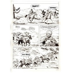 Tex - Fantasmi nel deserto - p.29 - Erio Nicolo' - Tavola Originale  - 1975