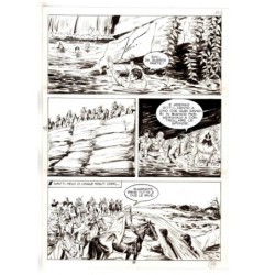 Tex - Fantasmi nel deserto - p.39 - Erio Nicolo' - Tavola Originale  - 1975