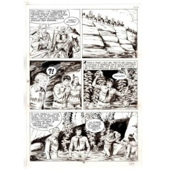 Tex - Fantasmi nel deserto - p.40 - Erio Nicolo' - Tavola Originale  - 1975