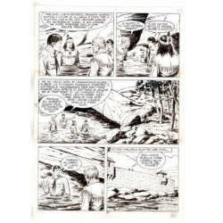 Tex - Fantasmi nel deserto - p.41 - Erio Nicolo' - Tavola Originale  - 1975