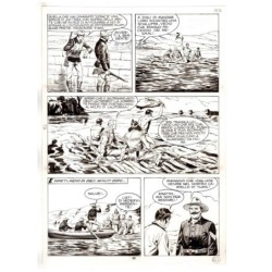 Tex - Fantasmi nel deserto - p.42 - Erio Nicolo' - Tavola Originale  - 1975