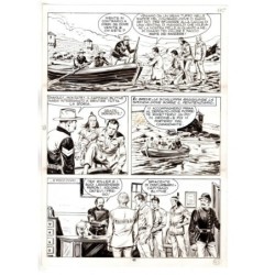 Tex - Fantasmi nel deserto - p.43 - Erio Nicolo' - Tavola Originale  - 1975