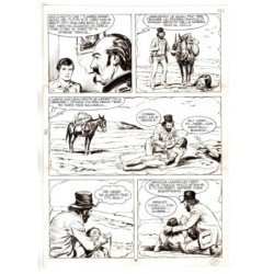Tex - Fantasmi nel deserto - p.47 - Erio Nicolo' - Tavola Originale  - 1975
