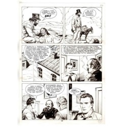 Tex - Fantasmi nel deserto - p.48 - Erio Nicolo' - Tavola Originale  - 1975