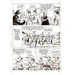 Tex - Fantasmi nel deserto - p.54 - Erio Nicolo' - Tavola Originale  - 1975