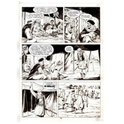 Tex - Fantasmi nel deserto - p.63 - Erio Nicolo' - Tavola Originale  - 1975