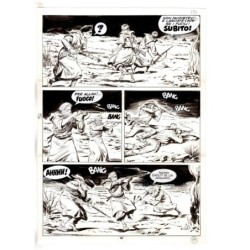 Tex - Fantasmi nel deserto - p.69 - Erio Nicolo' - Tavola Originale  - 1975