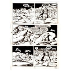 Tex - Fantasmi nel deserto - p.85 - Erio Nicolo' - Tavola Originale  - 1975
