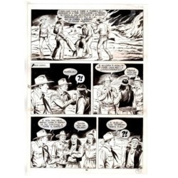 Tex - Fantasmi nel deserto - p.92 - Erio Nicolo' - Tavola Originale  - 1975