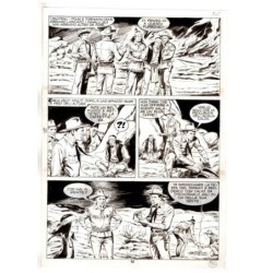 Tex - Fantasmi nel deserto - p.93 - Erio Nicolo' - Tavola Originale  - 1975