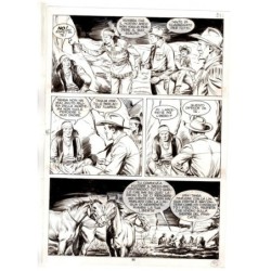Tex - Fantasmi nel deserto - p.95 - Erio Nicolo' - Tavola Originale  - 1975