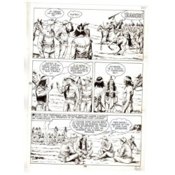 Tex - Fantasmi nel deserto - p.103 - Erio Nicolo' - Tavola Originale  - 1975