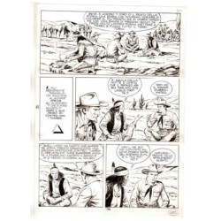 Tex - Fantasmi nel deserto - p.105 - Erio Nicolo' - Tavola Originale  - 1975