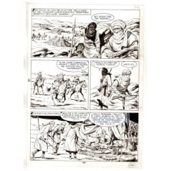 Tex - Fantasmi nel deserto - p.106 - Erio Nicolo' - Tavola Originale  - 1975