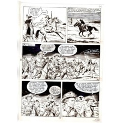Tex - Fantasmi nel deserto - p.110 - Erio Nicolo' - Tavola Originale  - 1975