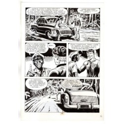 Mister No - Gli Spietati - p.16 - F.lli Di Vitto - Tavola Originale  - 1987