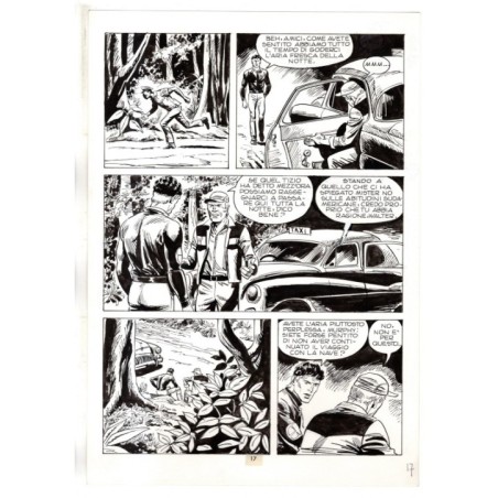 Mister No - Gli Spietati - p.17 - F.lli Di Vitto - Tavola Originale  - 1987