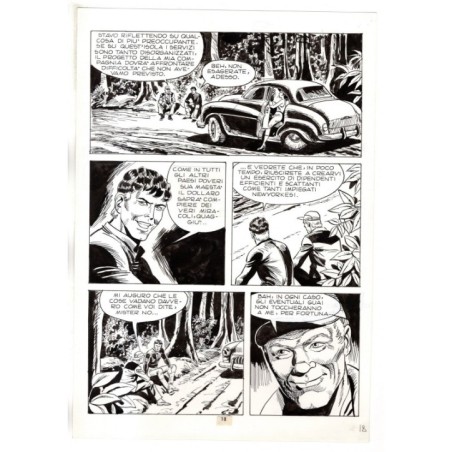 Mister No - Gli Spietati - p.18 - F.lli Di Vitto - Tavola Originale  - 1987