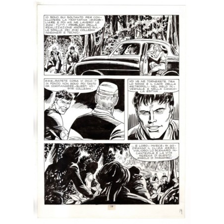 Mister No - Gli Spietati - p.19 - F.lli Di Vitto - Tavola Originale  - 1987