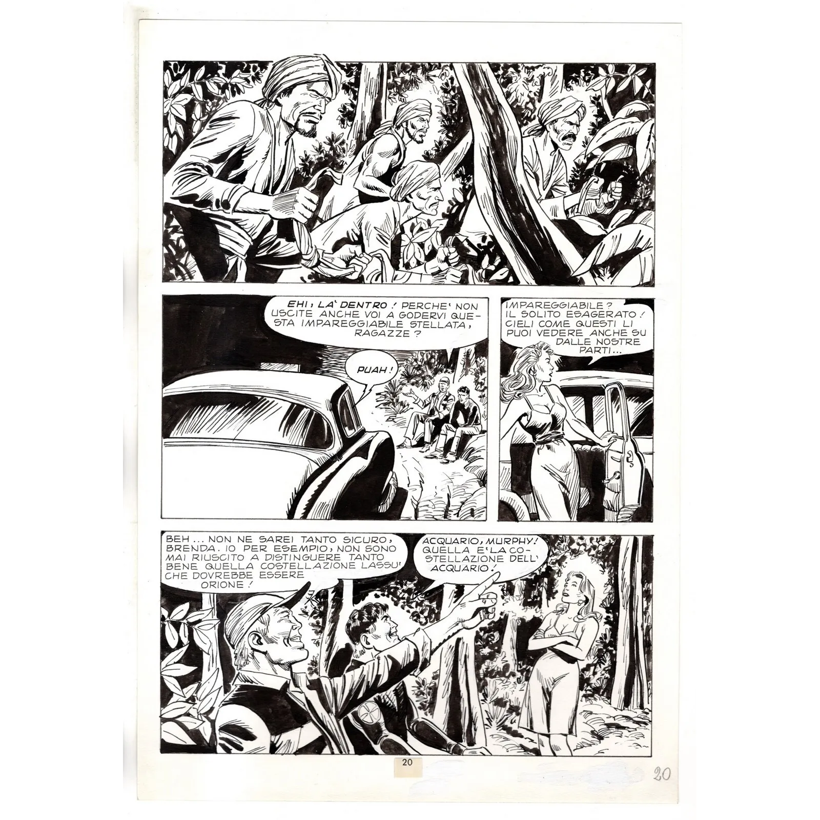 Mister No - Gli Spietati - p.20 - F.lli Di Vitto - Tavola Originale  - 1987
