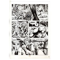 Mister No - Gli Spietati - p.24 - F.lli Di Vitto - Tavola Originale  - 1987
