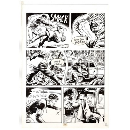 Mister No - Gli Spietati - p.26 - F.lli Di Vitto - Tavola Originale  - 1987