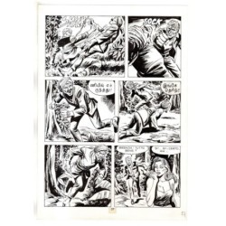 Mister No - Gli Spietati - p.27 - F.lli Di Vitto - Tavola Originale  - 1987