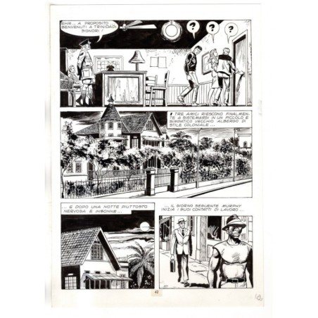 Mister No - Gli Spietati - p.42 - F.lli Di Vitto - Tavola Originale  - 1987