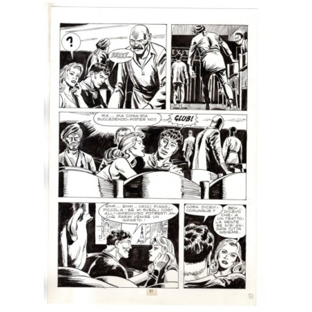 Mister No - Gli Spietati - p.51 - F.lli Di Vitto - Tavola Originale  - 1987