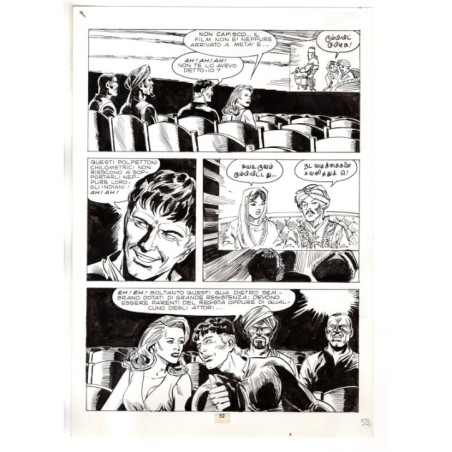 Mister No - Gli Spietati - p.52 - F.lli Di Vitto - Tavola Originale  - 1987