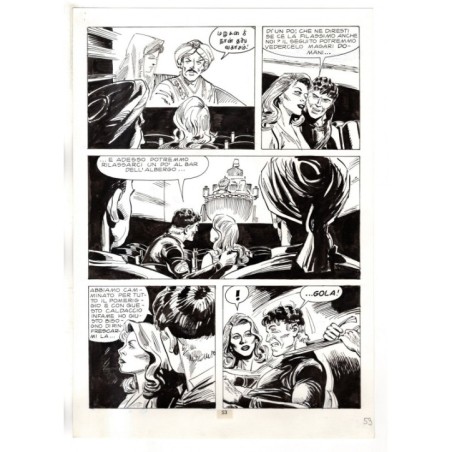 Mister No - Gli Spietati - p.53 - F.lli Di Vitto - Tavola Originale  - 1987