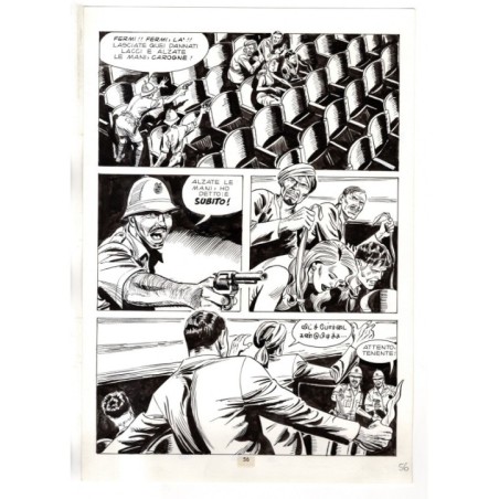 Mister No - Gli Spietati - p.56 - F.lli Di Vitto - Tavola Originale  - 1987