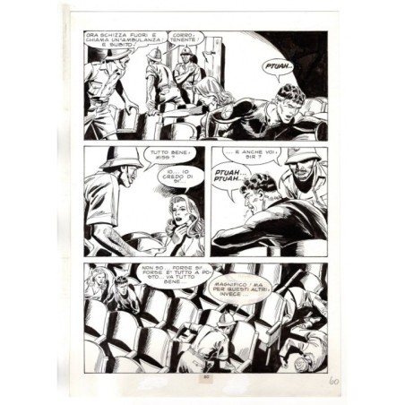 Mister No - Gli Spietati - p.60 - F.lli Di Vitto - Tavola Originale  - 1987