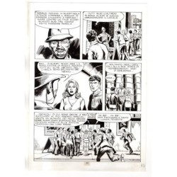 Mister No - Gli Spietati - p.63 - F.lli Di Vitto - Tavola Originale  - 1987