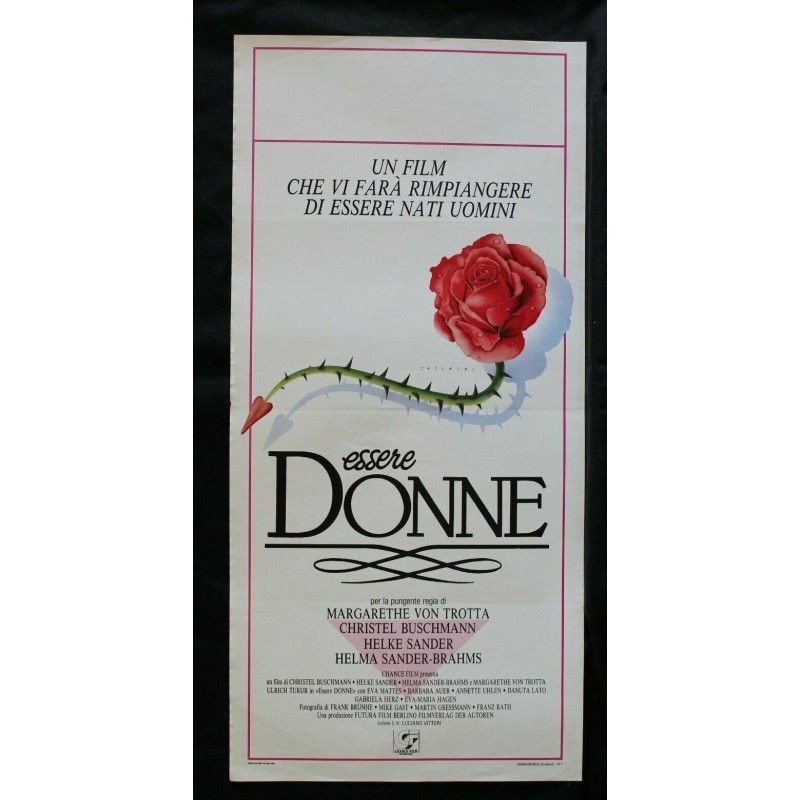 ESSERE DONNE - Buschmann, Tukur, Auer - LOCANDINA ORIGINALE 1988