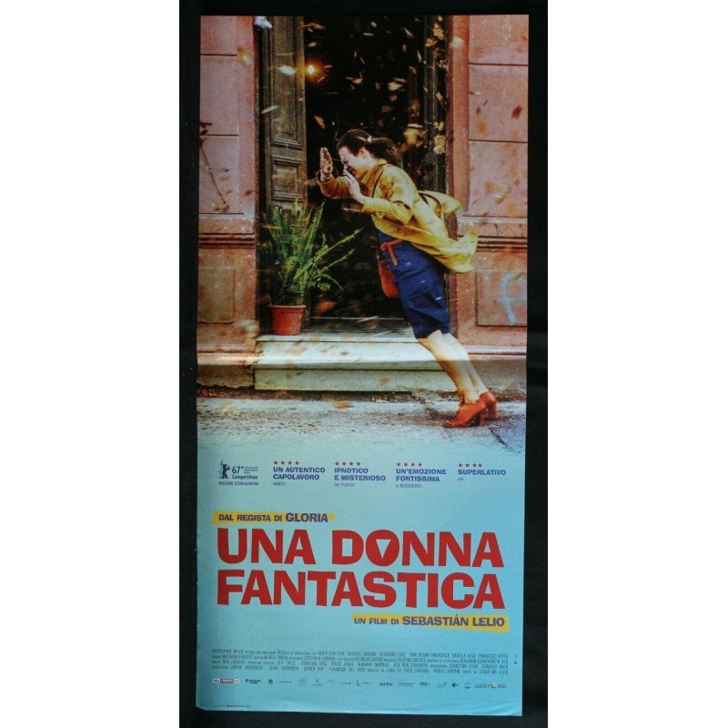 UNA DONNA FANTASTICA - Lelio - Vega, Reyes - LOCANDINA ORIGINALE 2017