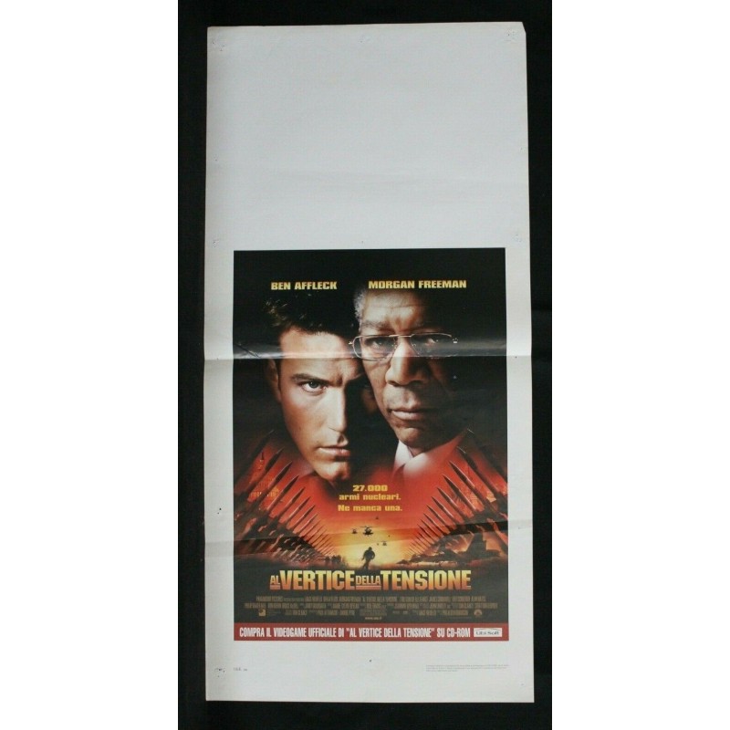 AL VERTICE DELLA TENSIONE - Robinson - Affleck, Hall - LOCANDINA ORIGINALE 2002