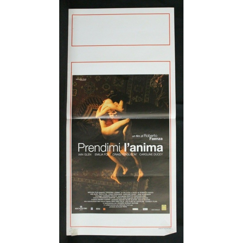PRENDIMI L'ANIMA - Faenza - Fox, Glen - LOCANDINA ORIGINALE 2002