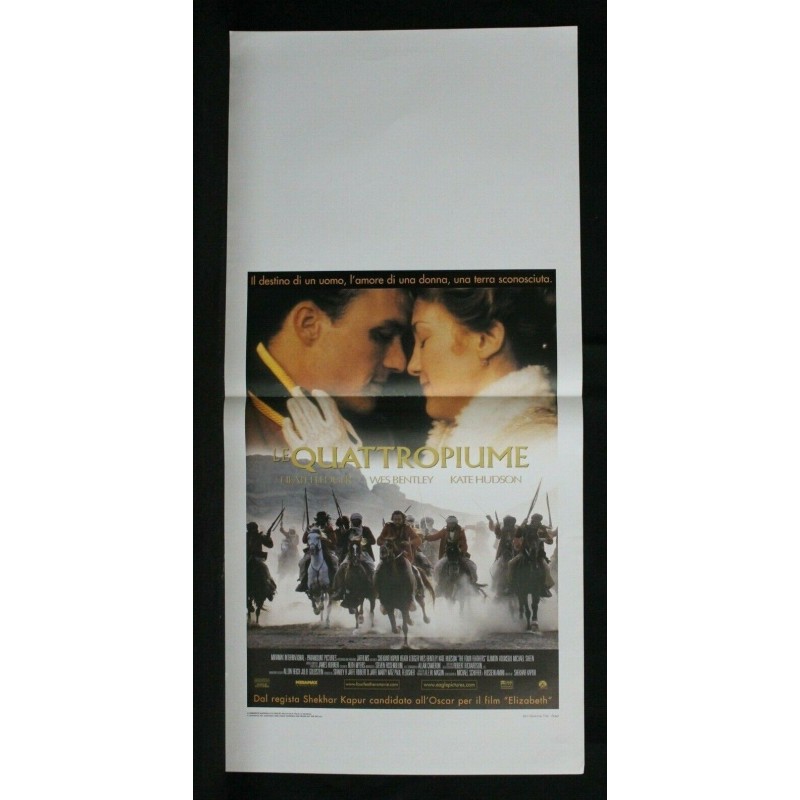 LE QUATTROPIUME - Kapur - Ledger, Hudson - LOCANDINA ORIGINALE 2002
