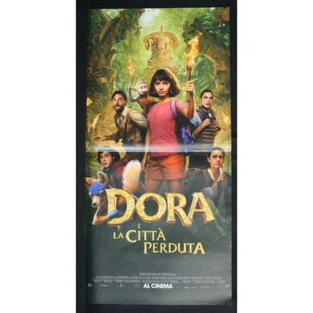 DORA E LA CITTA' PERDUTA - Bobin - Moner, Miranda - LOCANDINA ORIGINALE 2019