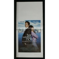 TWO WEEKS NOTICE - Lawrence - Bullock, Grant- LOCANDINA ORIGINALE 2002