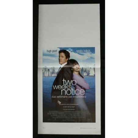 TWO WEEKS NOTICE - Lawrence - Bullock, Grant- LOCANDINA ORIGINALE 2002