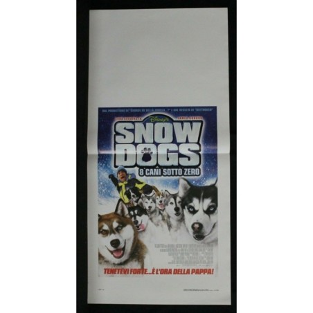 SNOW DOGS - Levant - Gooding, Coburn - LOCANDINA ORIGINALE 2002