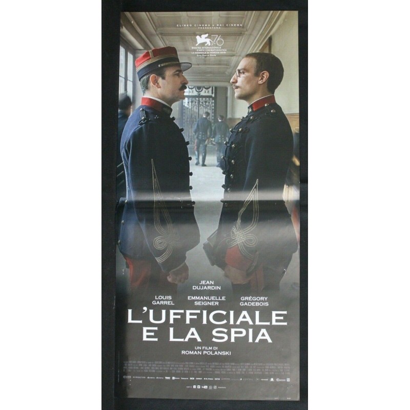 L'UFFICIALE E LA SPIA - Polanski - Dujardin, Garrel - LOCANDINA ORIGINALE 2019